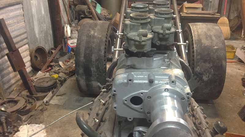 100 inch wheelbase front engine dragster